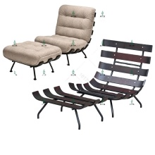  Walnut Lounge Chair: Plywood Frame, Sofa Chair, and Wood Frame Resting Design