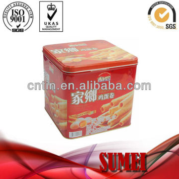 square tin boxes for cookies