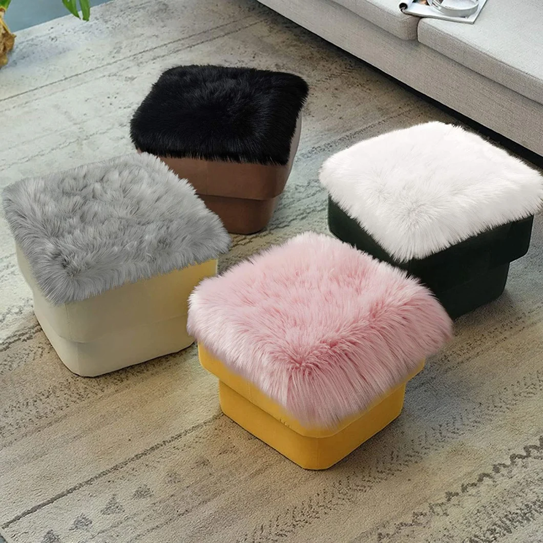 Factory Customizied Real Sheepskin Cushion