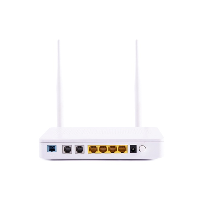 Double bande xpon onu 4ge + 2pots + wifi + usb