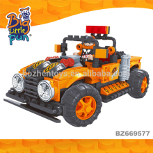 4 channels remote control racing car blocks toys plastic connecting kids assembling playing car racing games