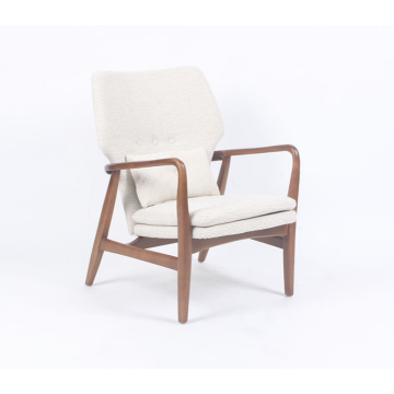 Modern designer Solid wood Wool Blend Carlo Chair