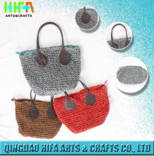 Fashion Colorful Women Straw Bag Discount Straw Tote Bag