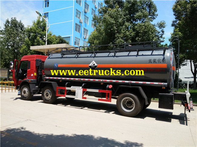 FAW Sodium Hydroxide Tanker Trucks