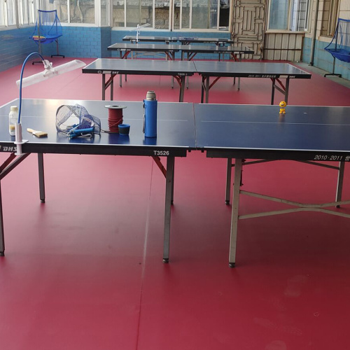 Antiglid PVC bordtennisgolvmatta med ITTF