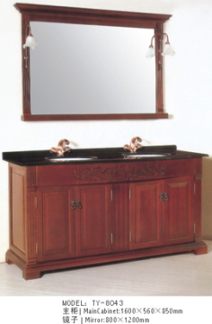 Wood   Barthroom Cabinet