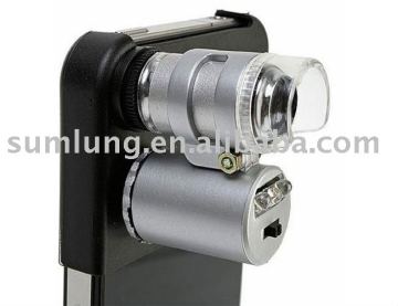 Compact 45X Microscope Lens for iPhone 4