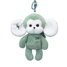 Cute Little Monkey Stuffed Animal Soft Cotton Plush Toy Keychain