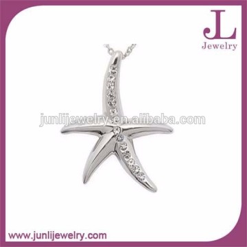 Junli Jewelry Top Quality Factoty Price Stainless Steel Starfish Necklace