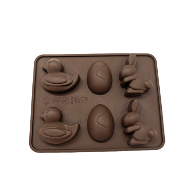 Easter Rabbit Bunny Duck Egg Silicone Chocolate Mold