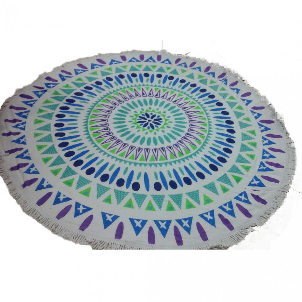 round beach towels mandala