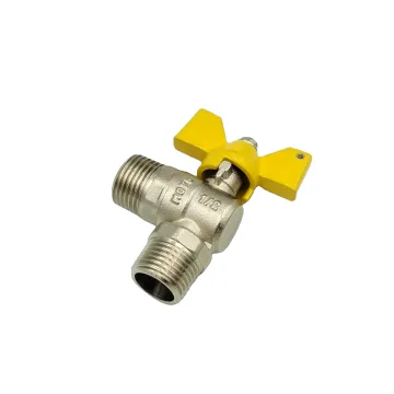 Hot sale 1/2 forged brass angle ball valve oil and gas industry brass angle gas valve