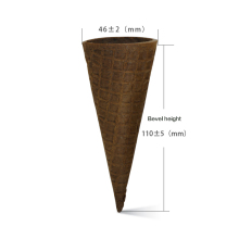 Brown sugar crispy cone