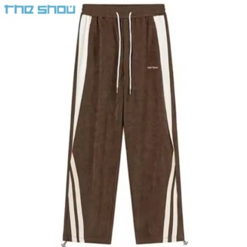 High Rise Striped Wide Pants