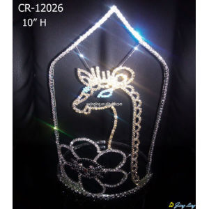 2018 Animals Rhinestone Crown Tiara