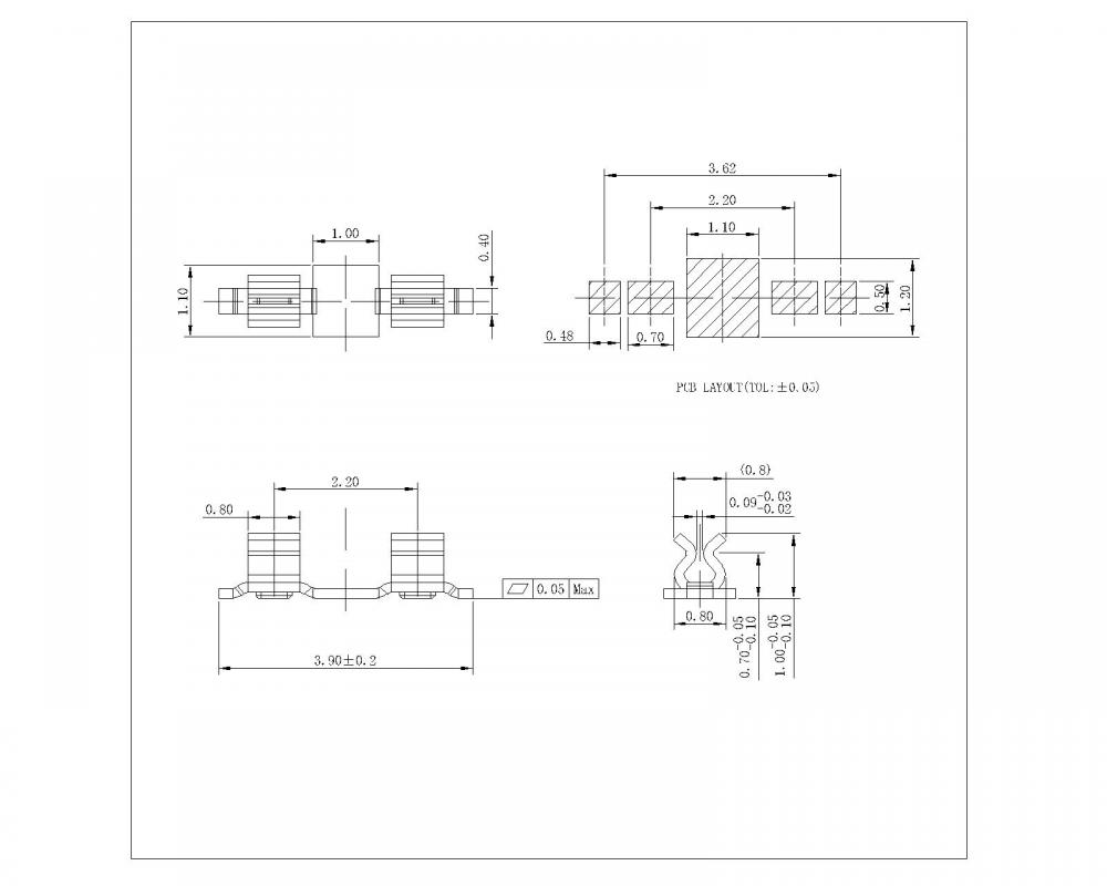 SF-S-SN-S0941-46-R-24 Contatti della batteria S0941