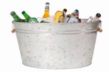 galvanized oval bucket, galvanized bucket, metal bucket,galvanized steel tub, oval tubs, party tubs,wash tub