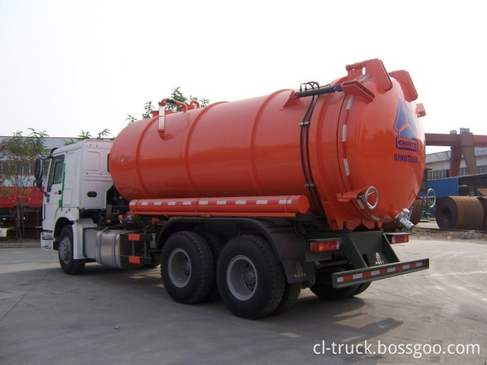 20000 liters Vacuum Sewage Suction Truck