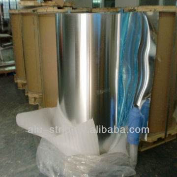 flat silver aluminum sheet coil