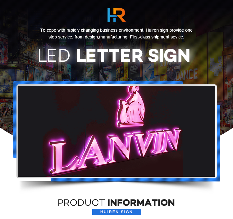 Led Backlit Light Logo Channel Letter Sign