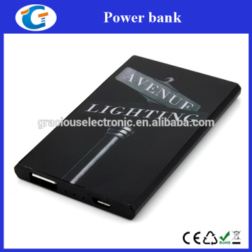 Mobile Battery Credit Card Charger Power Bank Card