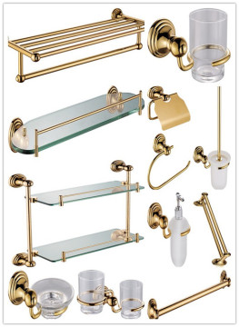 Handware Brass Barhroom Assessories Set