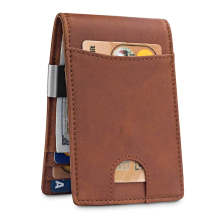 Luxury Mini Wallet for Men and Women - Leather Billeteras Porte Monnaie Carteira