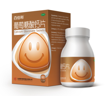 gluconate salt of calcium tablet