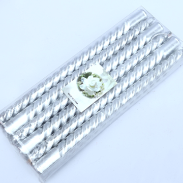 Metalli Paraffin 10 Inch Spiral Candles