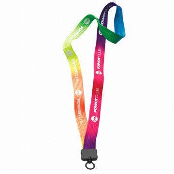 Heat-transferred Printed Lanyard, Fashionable and Colorful