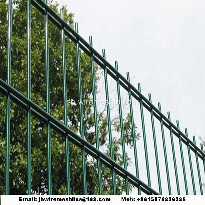 Powder Coated Double Wire Mesh Fence Paneler