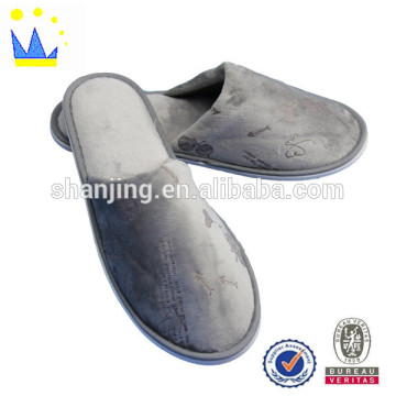 high quality man shoe wholesale fleece man house slipper