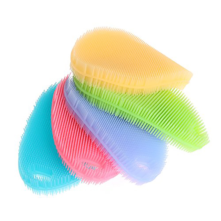 Household Silicone Dish Sponges for Kitchen Gadgets Brush Accessories Silicone Cleaning Dish Scrubber Brush