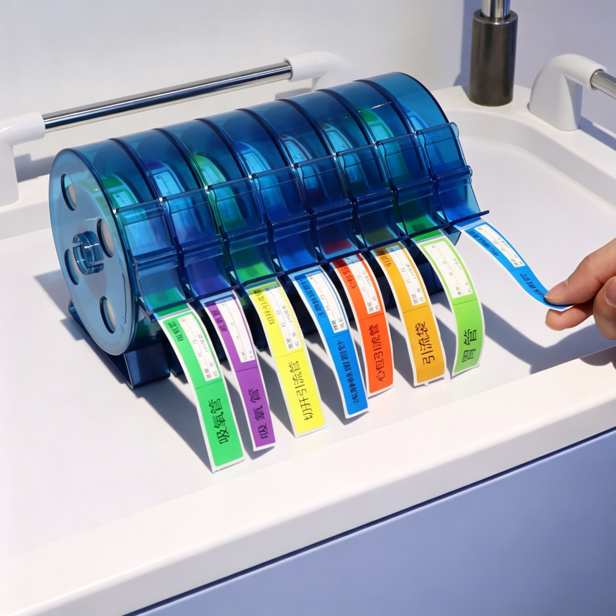 dispensador de etiquetas múltiples multi label dispenser