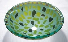 double-layer glass basin