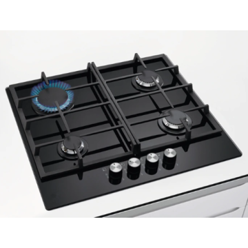 Glass Gas Hob Smeg 4バーナー