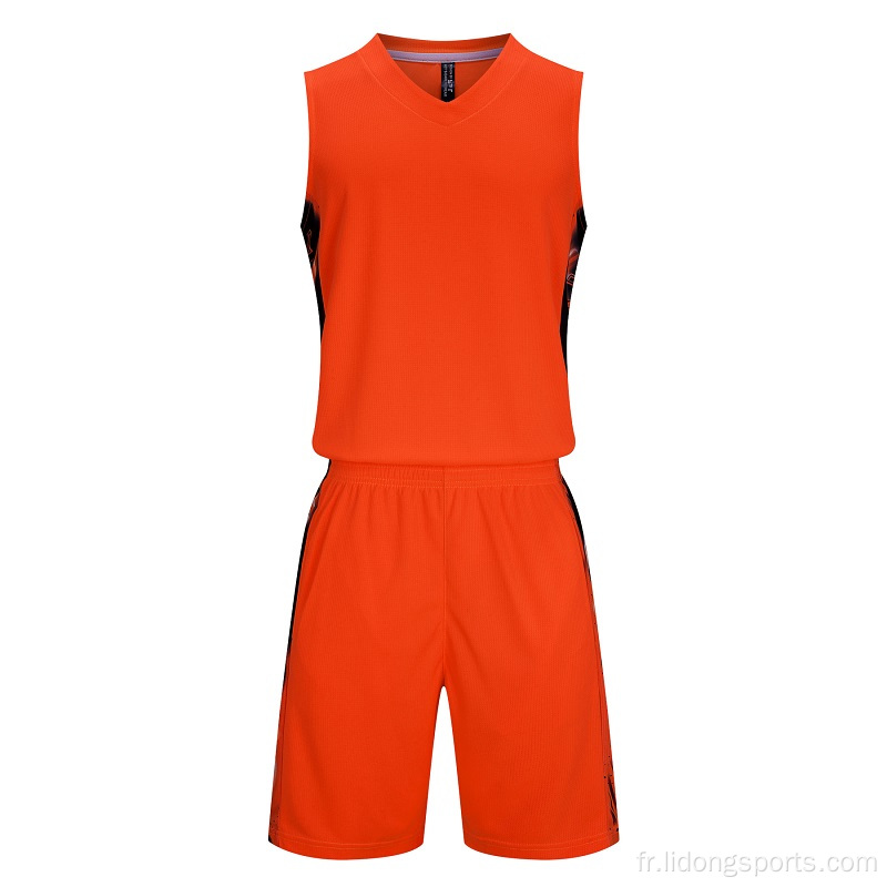 Uniforme de basket-ball sportif Set Team Basketball Jersey Custom