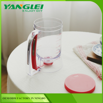 Cake Mix Batter Dispenser Cupcake Pancake Measuring Baking Release Jug