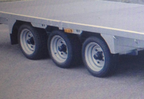 Tandem Axles Plate Trailer and 3 Axles Plate Trailer