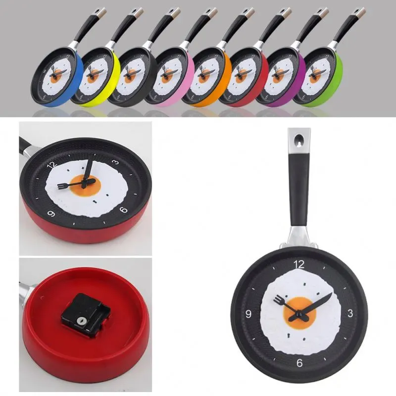 Kitchen Wall Clock Decorative Frying Pan Wall Clock