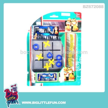 Alloy tic tac toe toy game