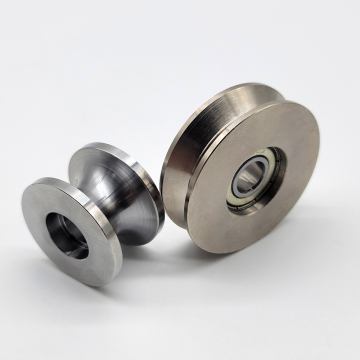 Custom High Quality POM Steel Aluminum Alloy Pulleys Idler Bearing Pulley