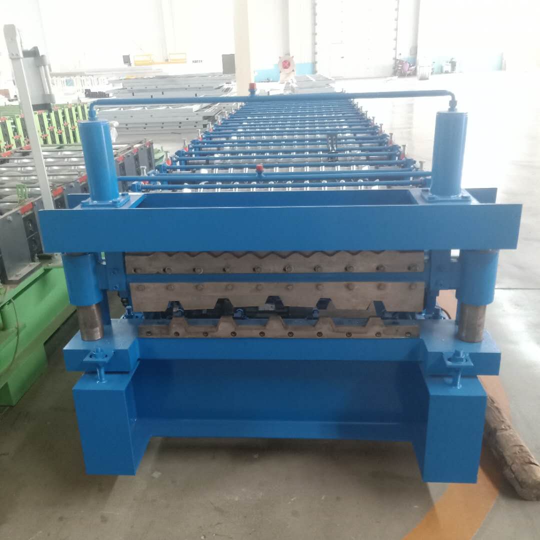 Double Layer glazed Metal Roof Sheet Cold Rolling forming machinery made in China