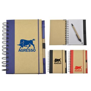 ECO-friendly Jotter and Spiral Notebook Made from Recycled Paper