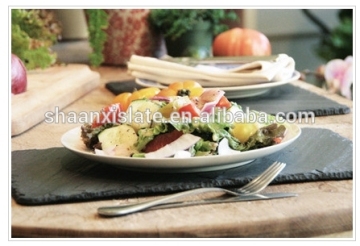 10x16 cm black natural stone cheese plate