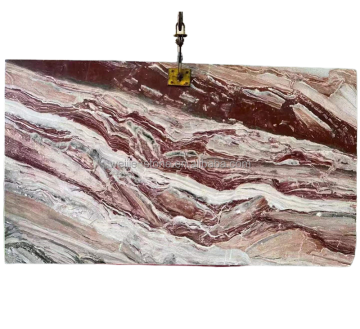 Modern Design Natural Stone Kitchen Countertops: Rojo Monica Red Marble Slab for Floors