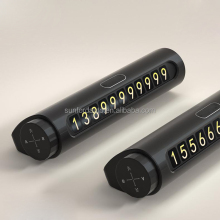 Rotatable Mobile Phone Number Plate Design for Toyota, Honda, and Nissan