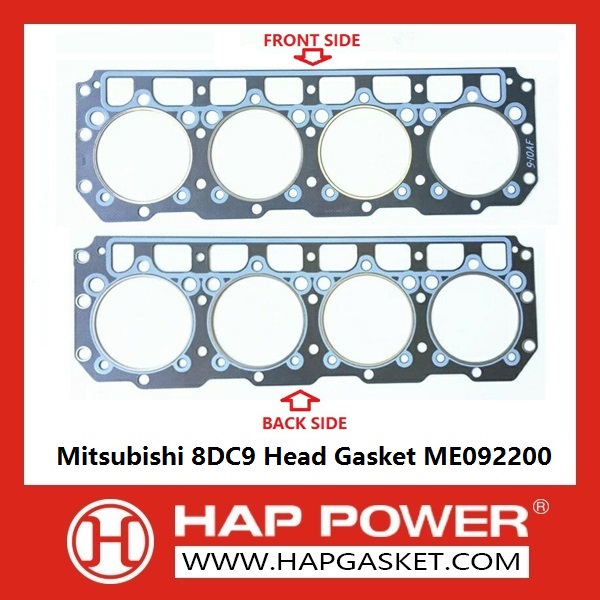 HAP-MI-C032 Mitsubishi 8DC9 Head Gasket ME092200