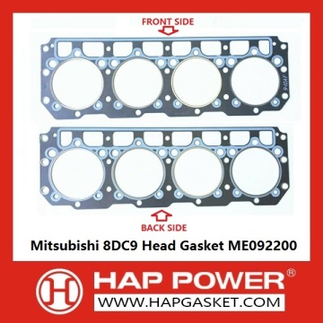 Guarnizione di testa Mitsubishi 8DC9 ME092200