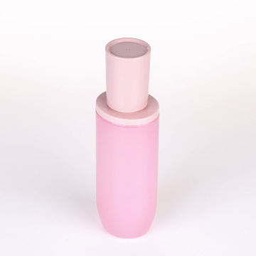 Pink glass glass cosmetic bottle and jar